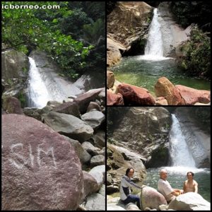 Idyllic 7th waterfall – with it’s deep pool & unusual red rocks. From 7th falls one trek right of falls then up the stream bed to 8th falls.