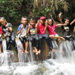 stream trekking, Belian, ironwood, waterfall, Uking Longhouse, adventure, Borneo, Dayak Iban, tribal, Betong, Sarawak, Malaysia, Culture, nature