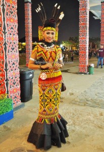 Beauty contest, Bujang Dara, authentic, Indigenous, budaya, event, Dayak harvest festival, native, Borneo, Indonesia, Kalimantan Barat, Tourism, tourist attraction, traditional, tribal, tribe,