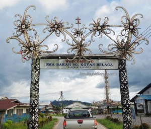 Kapit, Sungai Asap Resettlement, Borneo, homestay, longhouse, rumah panjang, native, orang Ulu, Kenyah tribe, dayak motif, Tourism, traditional, tribal, village, 婆罗州旅游景点