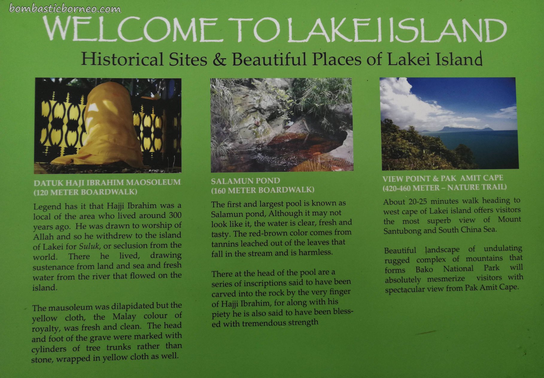 Pulau Lakei, Island, jungle trekking, destination, Borneo, hidden paradise, Kuching, Malaysia, Tourism, travel guide, view point, tourist attraction, crossborder, 古晋砂拉越, 巴哥国家公园