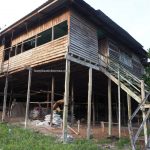 rumah panjang, authentic, Dayak Iban, longhouse, native, rural village, Kampung Gayau, Borneo, Sarawak, Malaysia, Samarahan, Simunjan,
